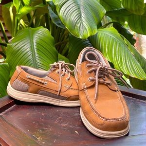 Dockers Men’s Tan Beacon Boat Shoes 8M